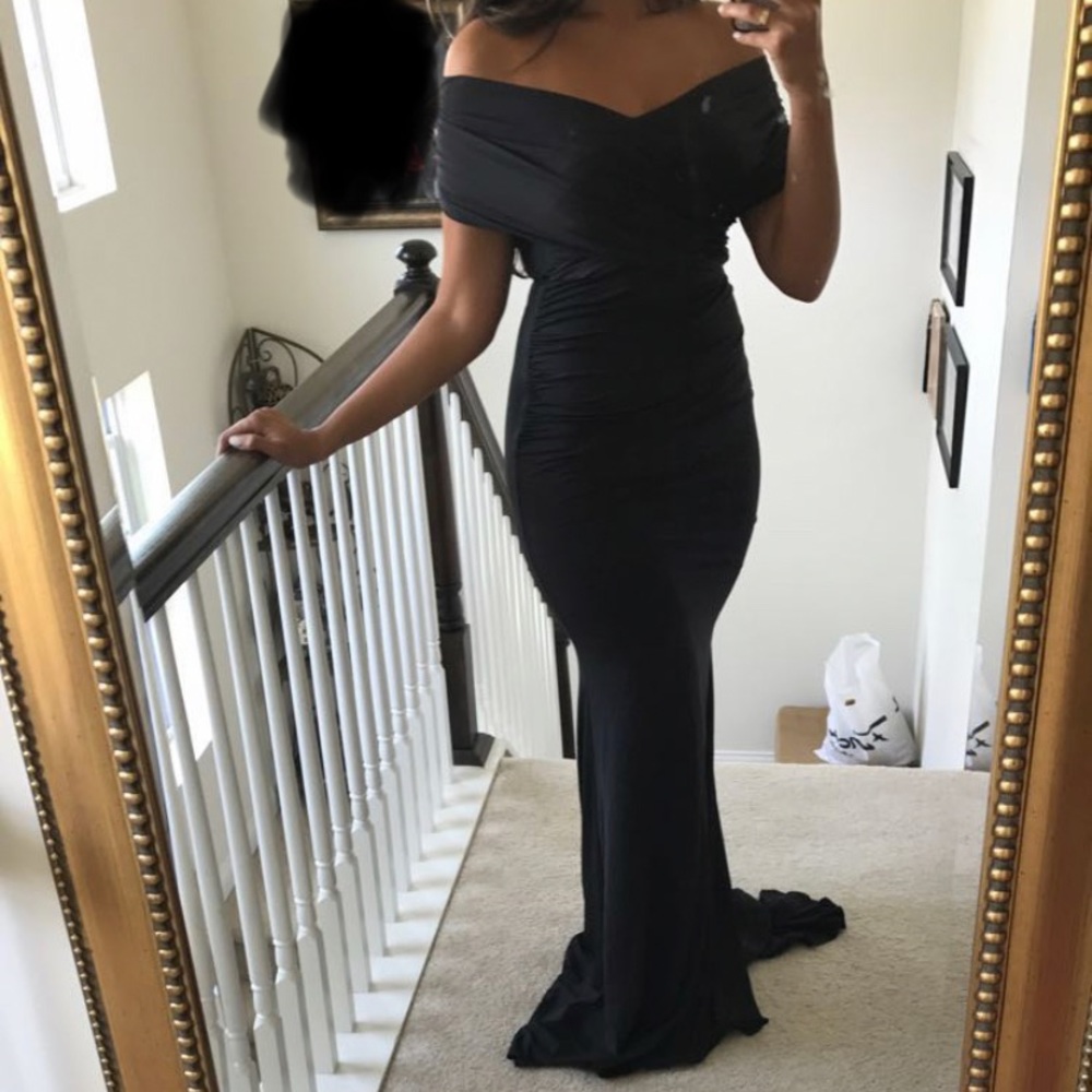 Black gown